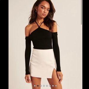 Abercrombie & Fitch Womens Black Halter Bodysuit size XS